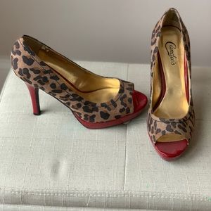 Leopard heels